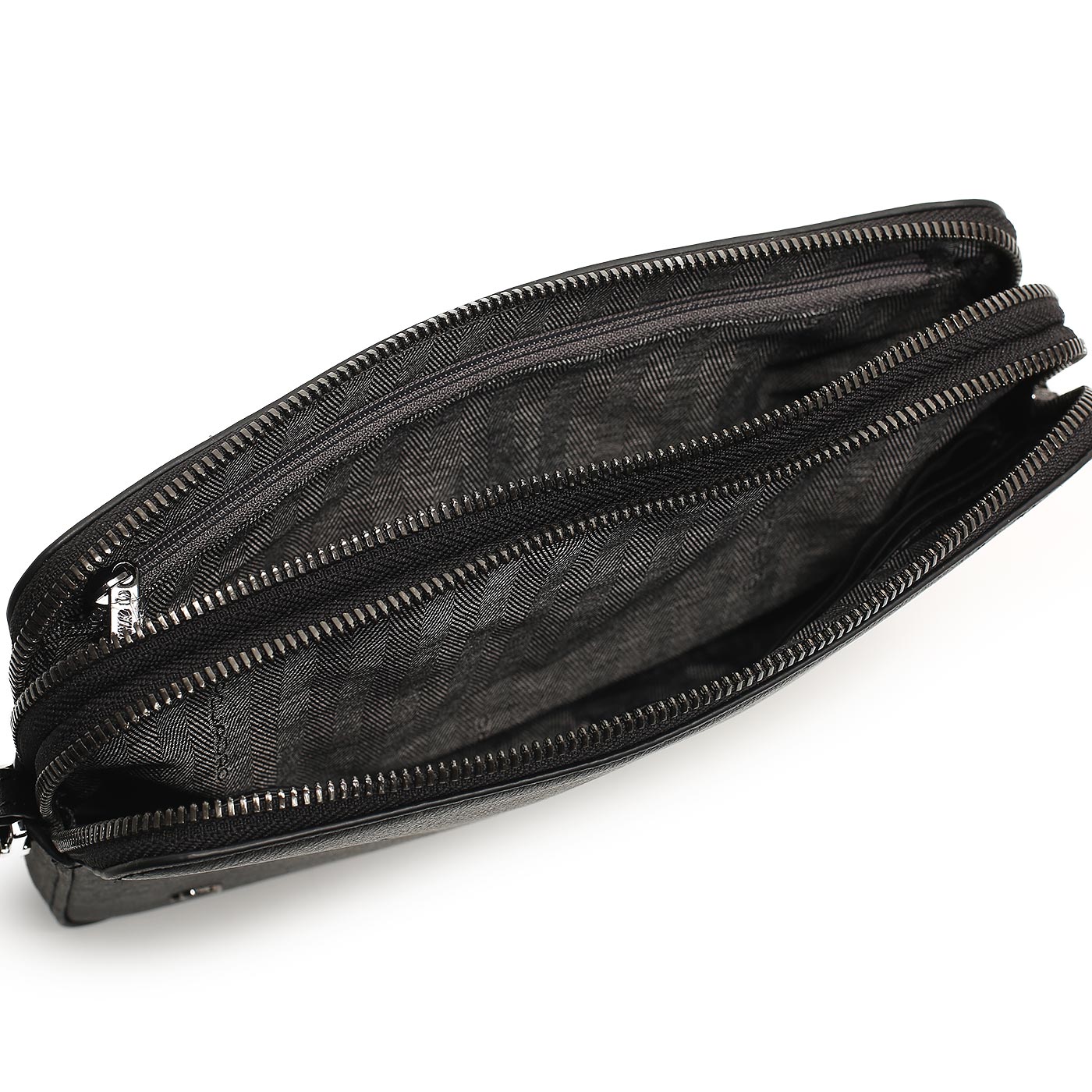 Кожаная визитка Piquadro Black square