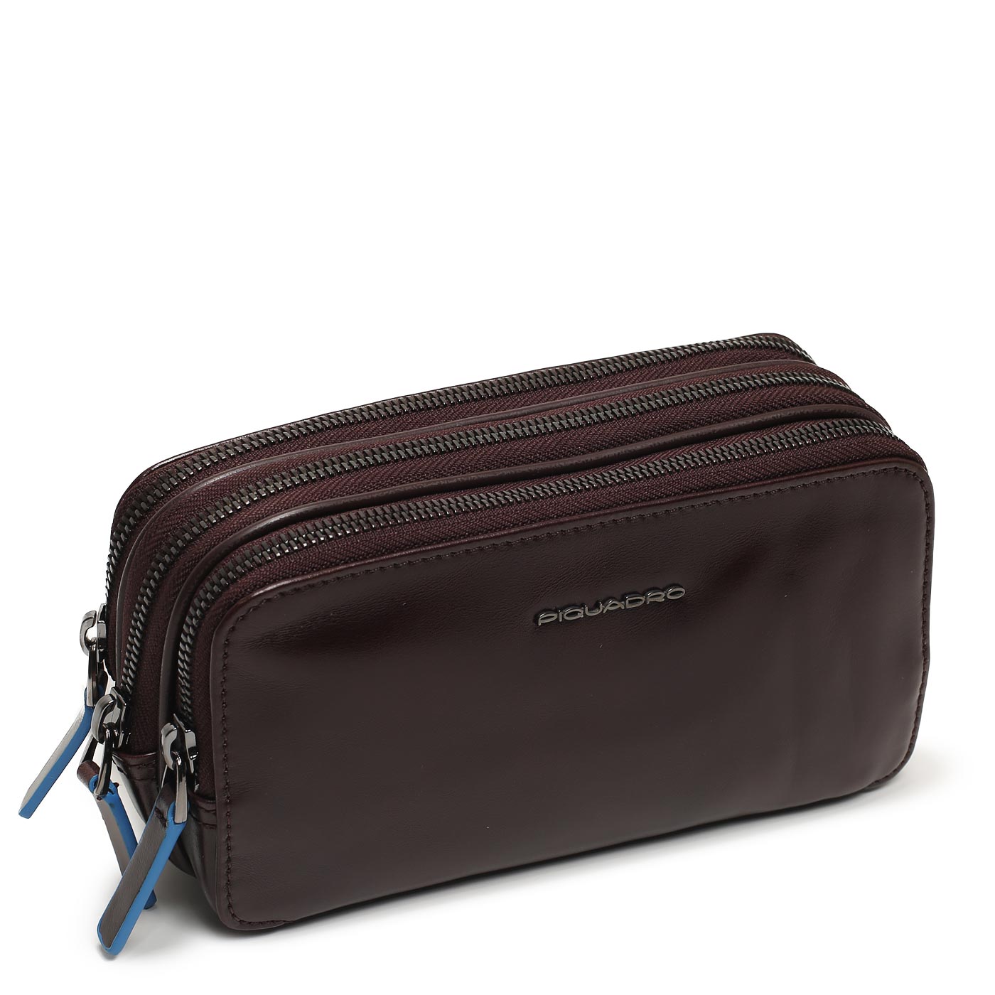 Кожаная визитка Piquadro Blue square