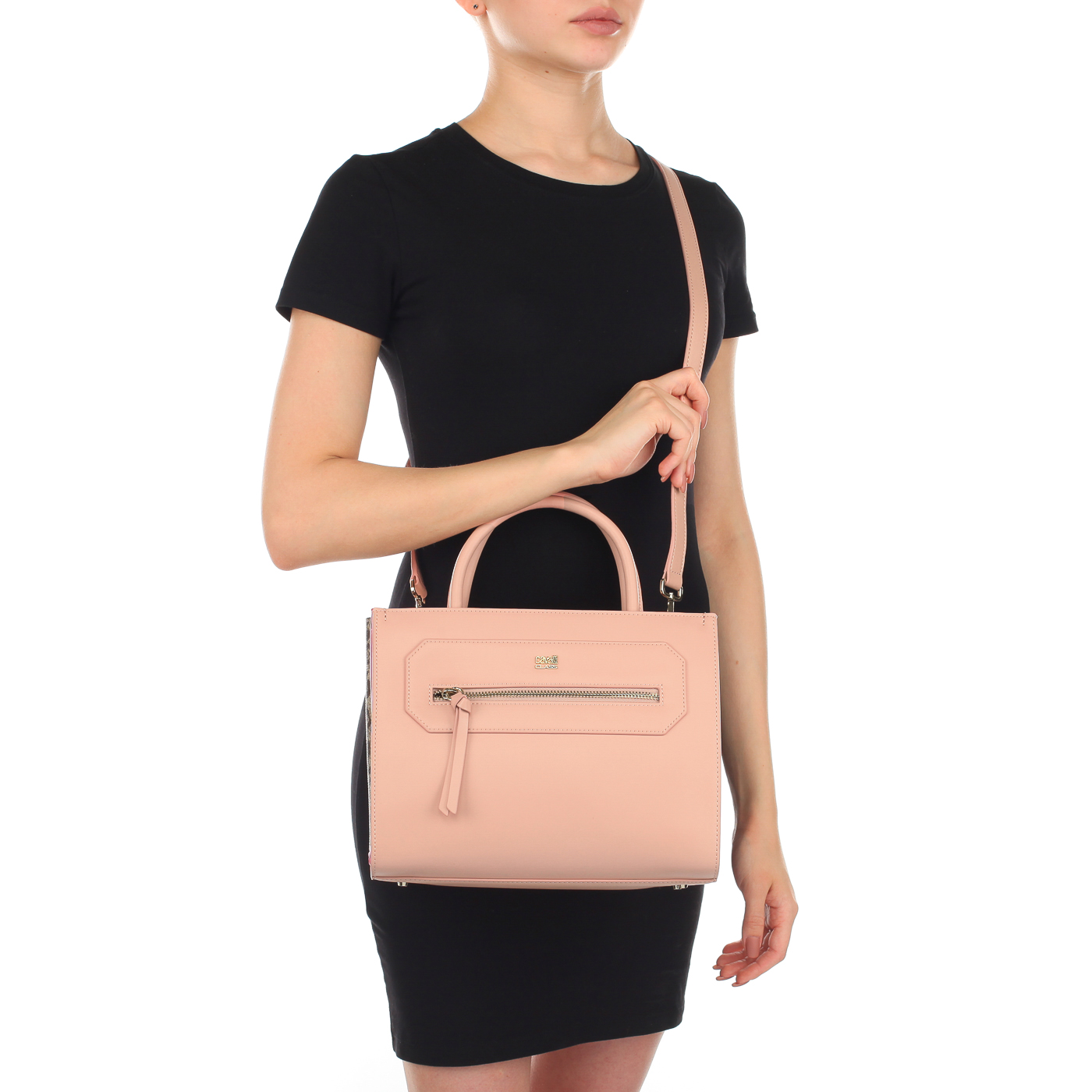 Женская сумка с цветными вставками Cavalli Class Leopride