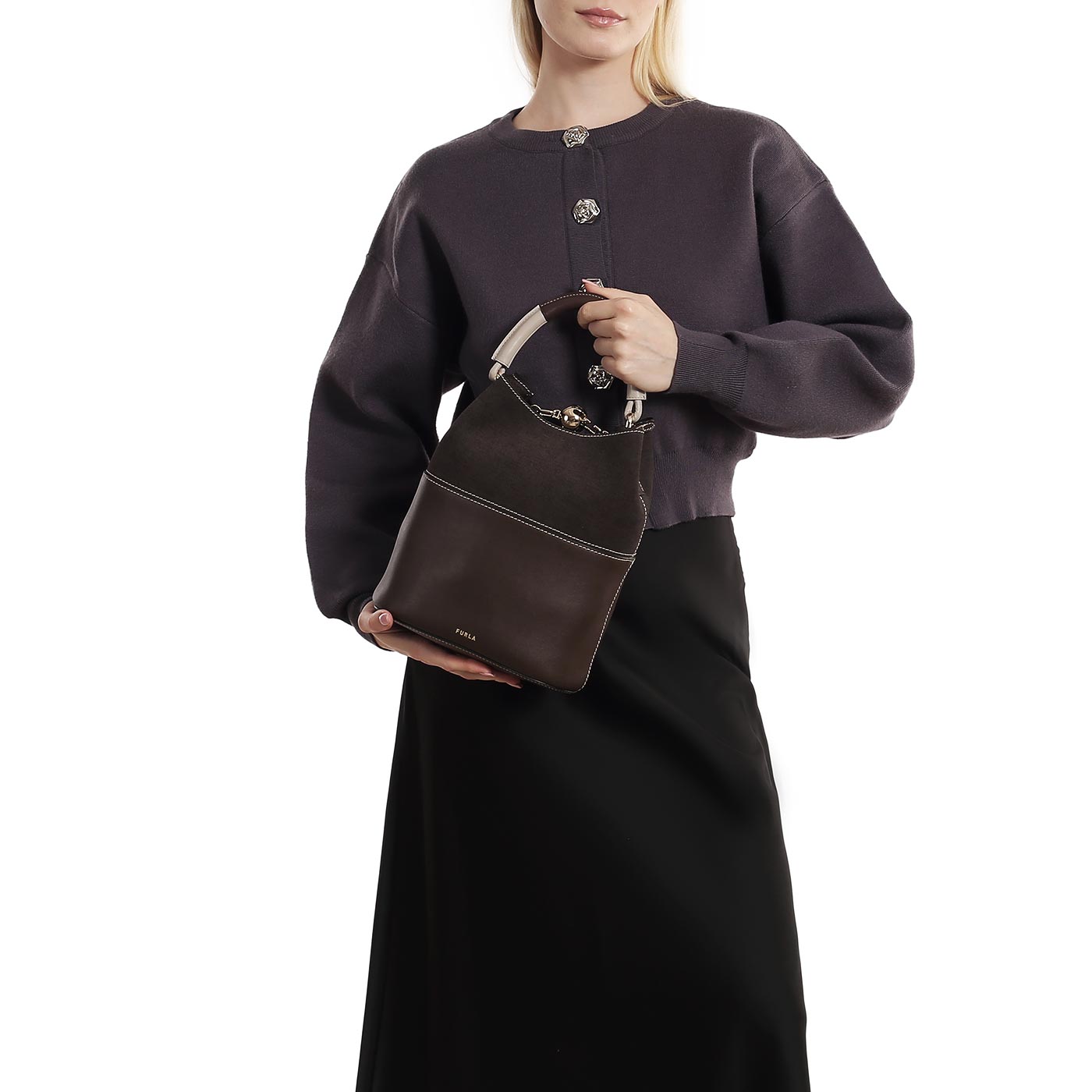 Кожаная сумка Furla Sfera