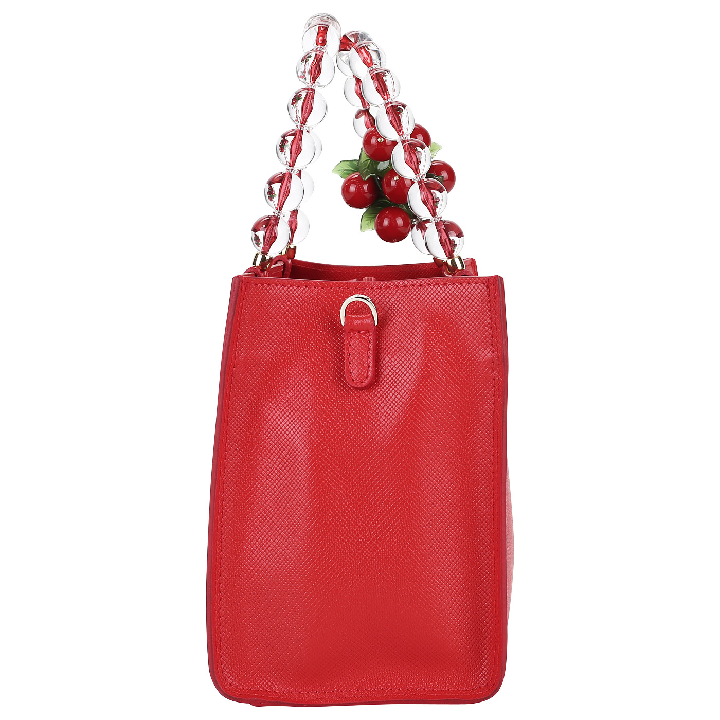 Красная женская сумочка из кожи Roberta Gandolfi Cappuccetto rosso