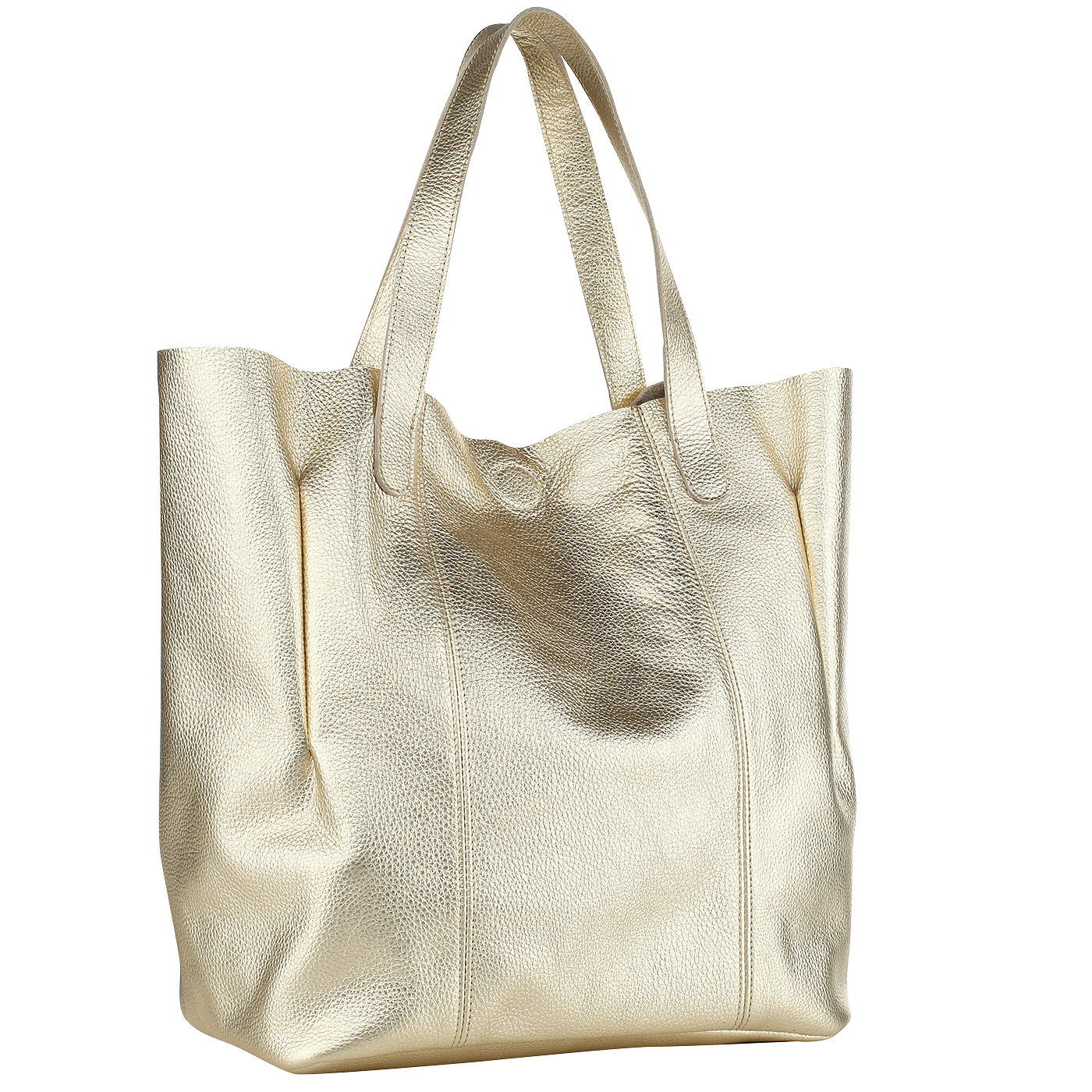 Женская вместительная сумка из натуральной кожи Chatte Marseille