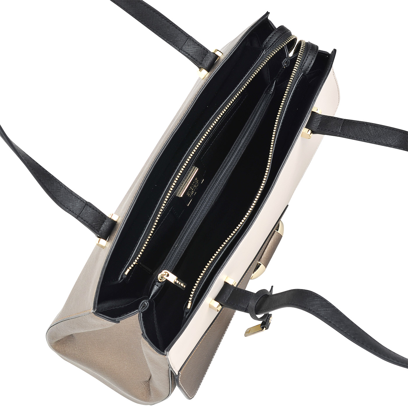 Вместительная сумка из сафьяновой кожи с двумя отделами Cromia Luxury