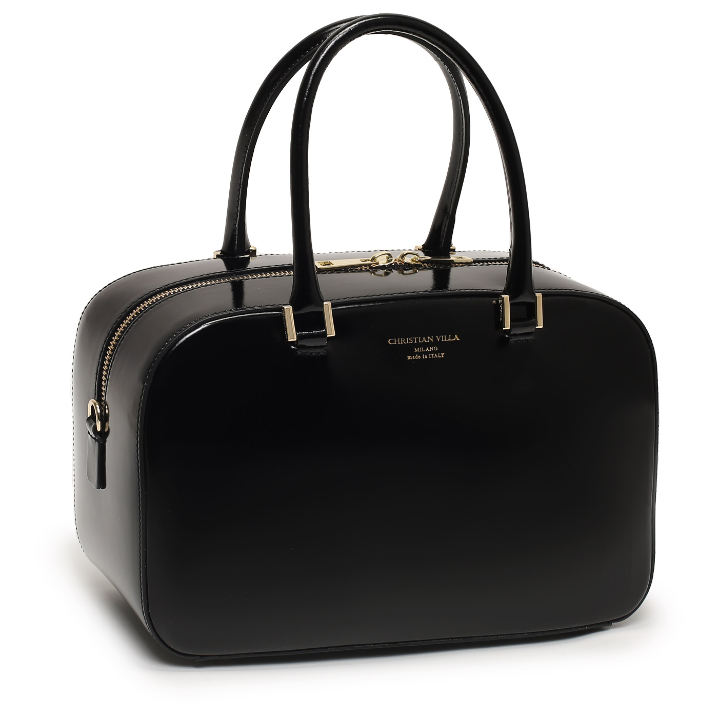 Глянцевая сумка Christian Villa Vitello Specchio