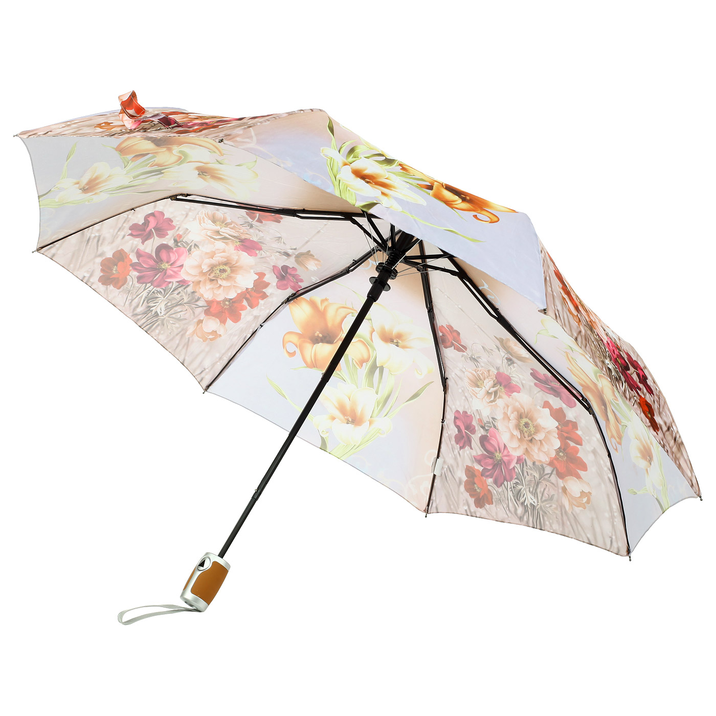 Зонт-полуавтомат с петелькой Raindrops 