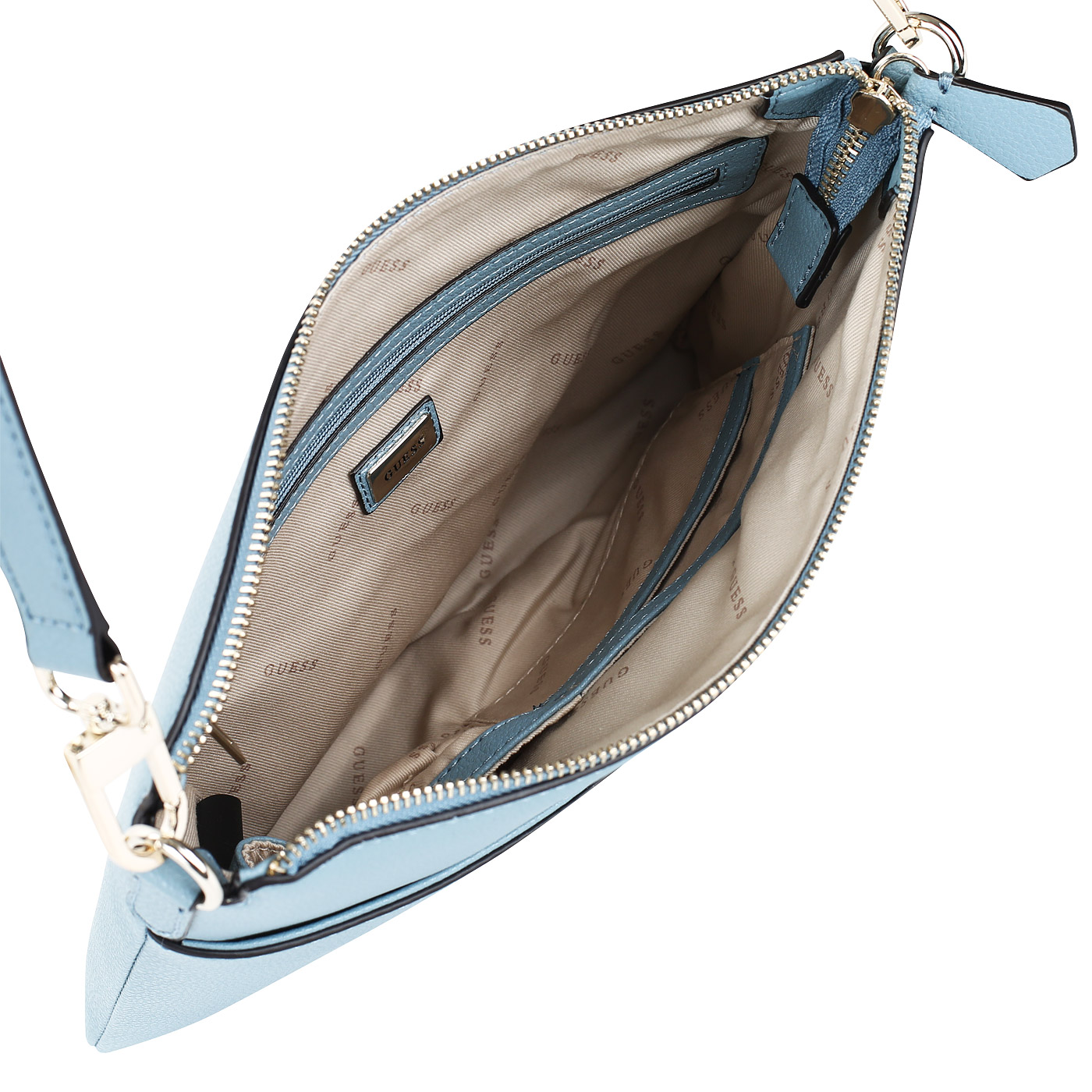 Женская сумочка голубого цвета Guess Digital