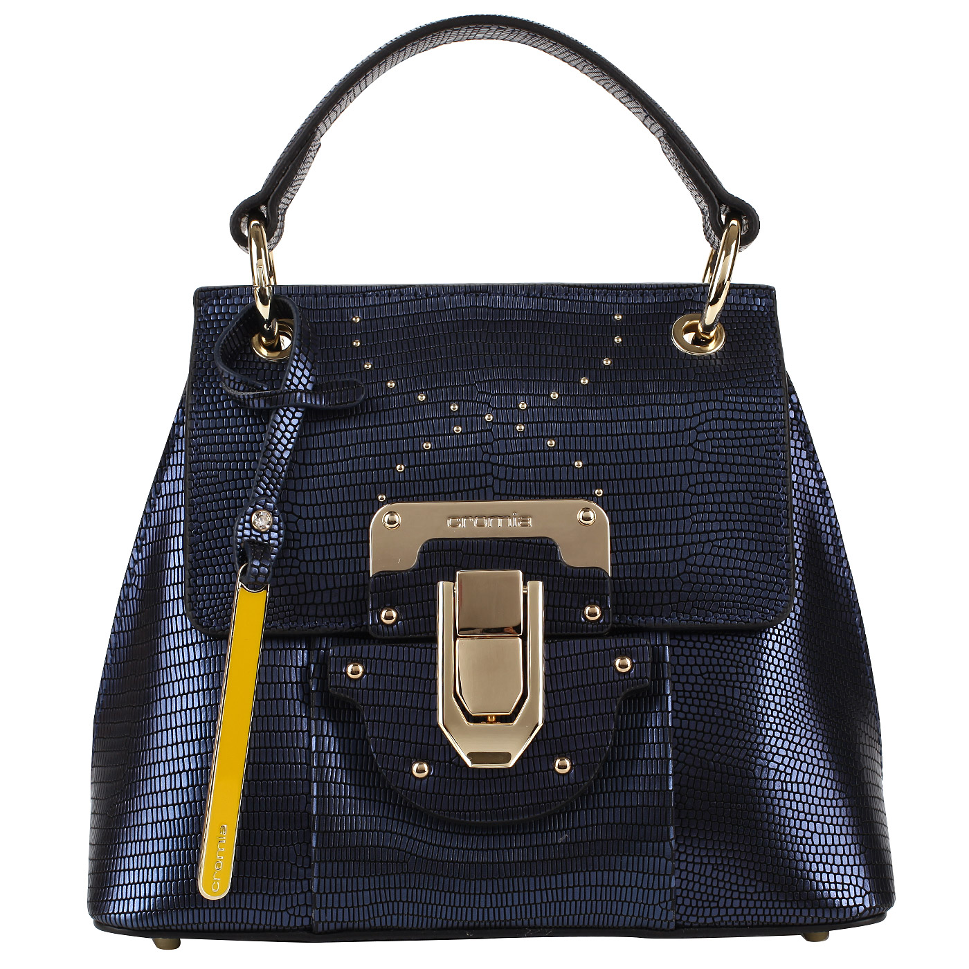 Cromia Кожаная сумочка со съемным ремешком