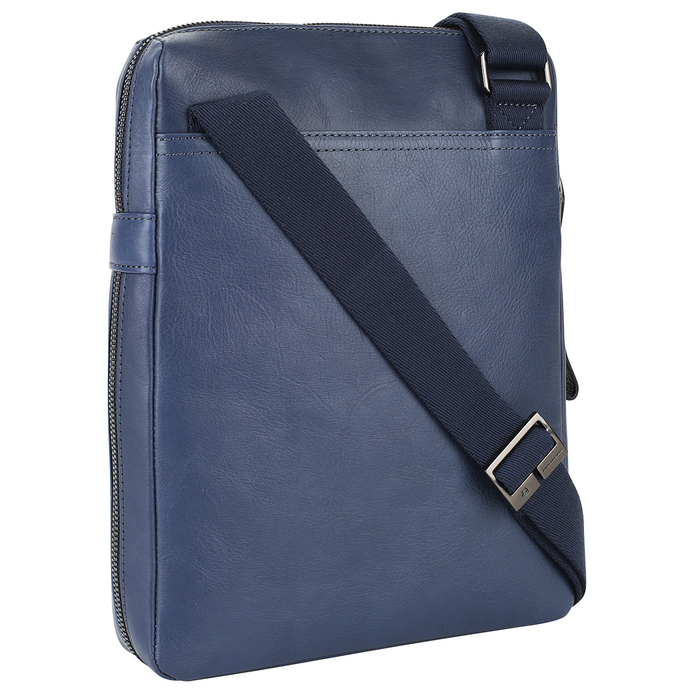 Мужская сумка-планшет из синей кожи Piquadro Pan