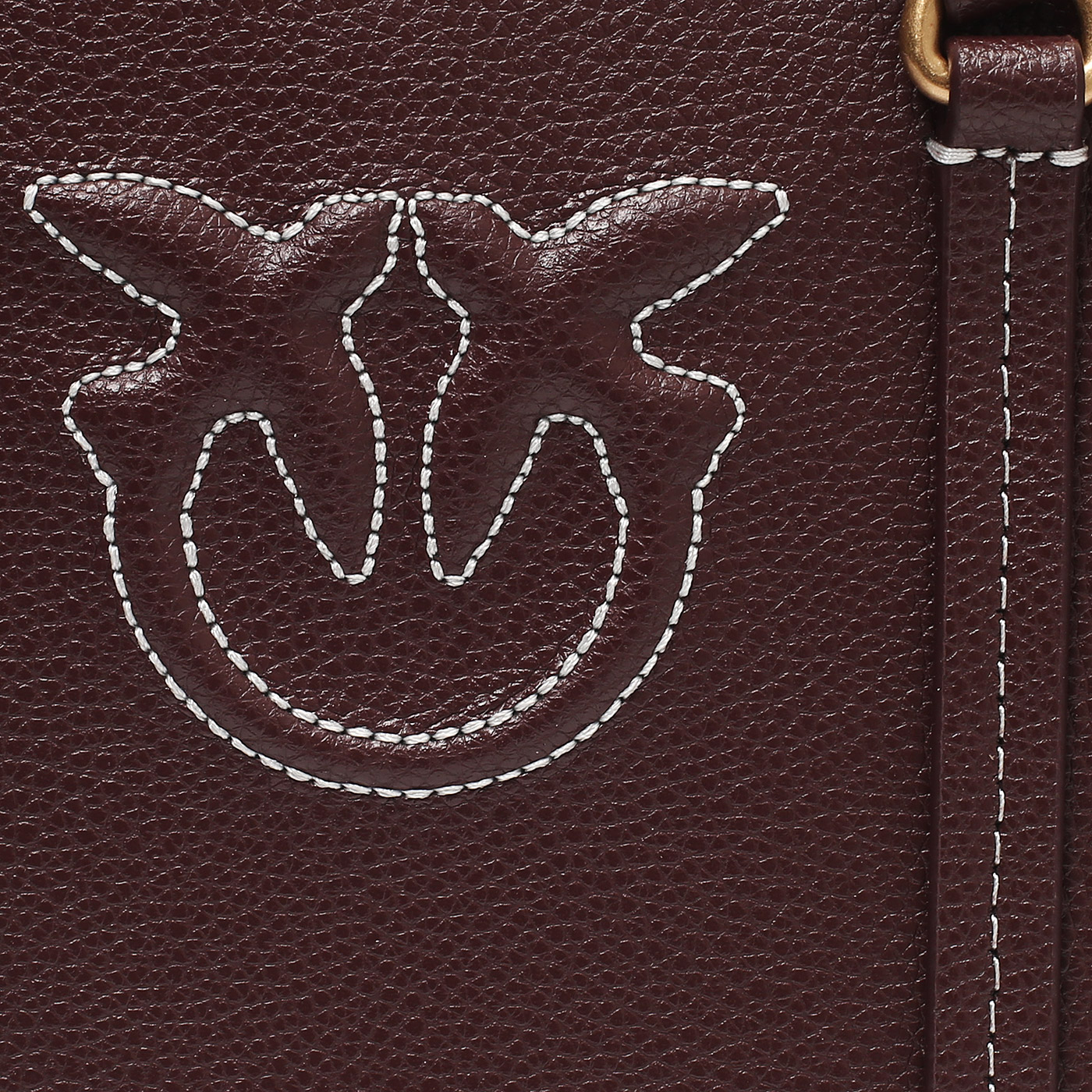 Кожаная сумка Pinko Miranda