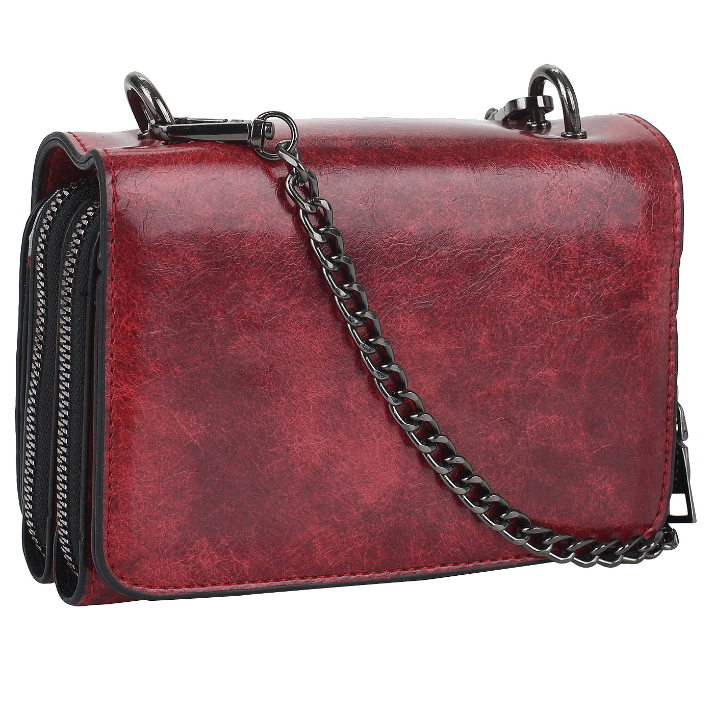 Красная сумочка с откидным клапаном Dispacci 