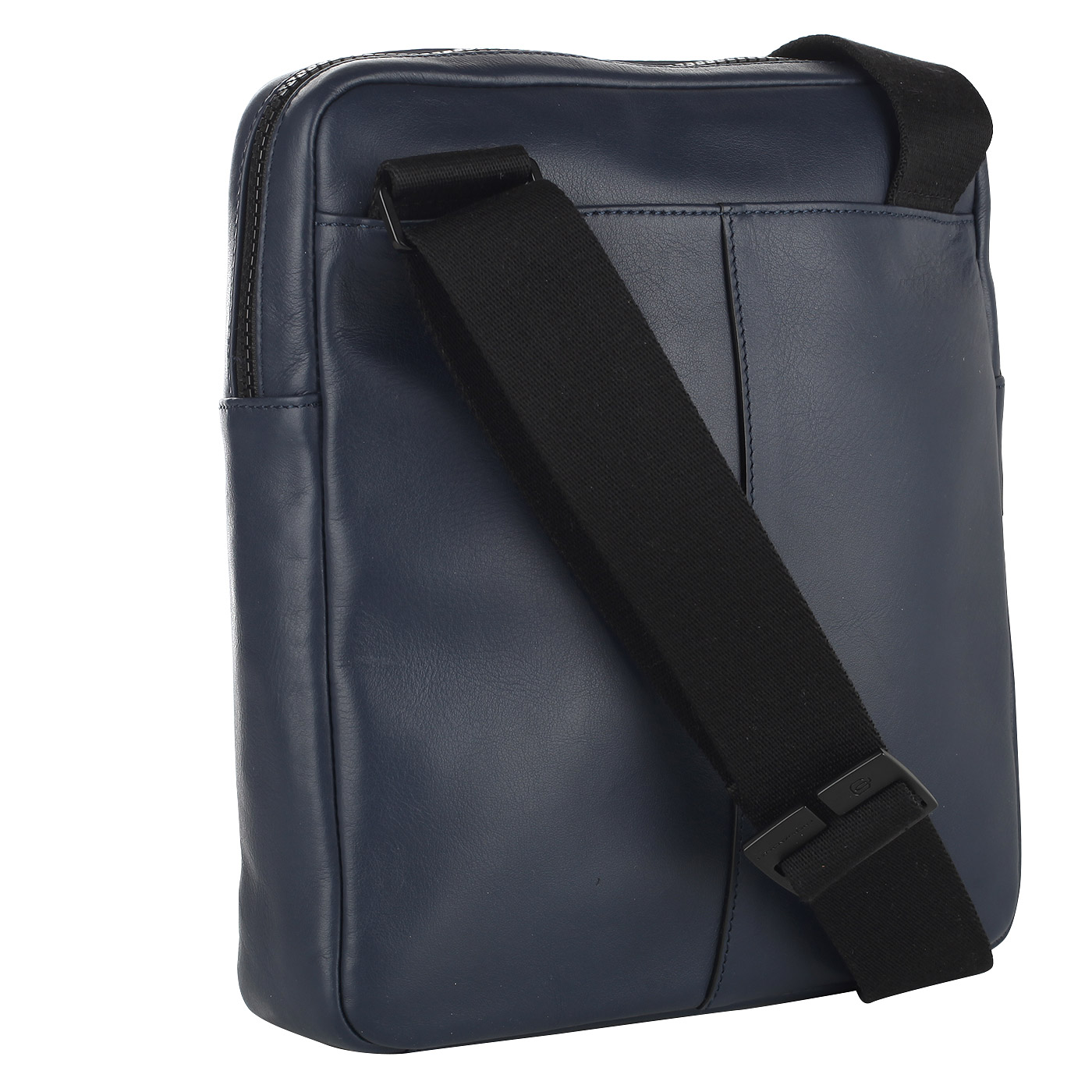 Мужская сумка-планшет из синей кожи Piquadro Setebos