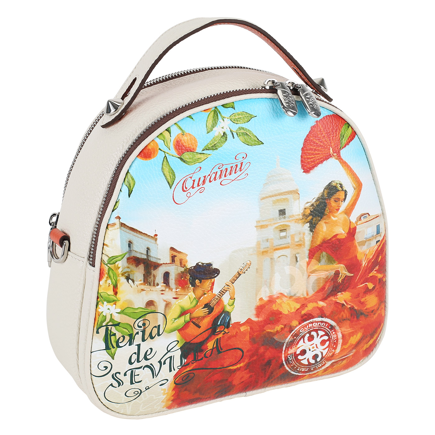 Кожаный рюкзак Curanni