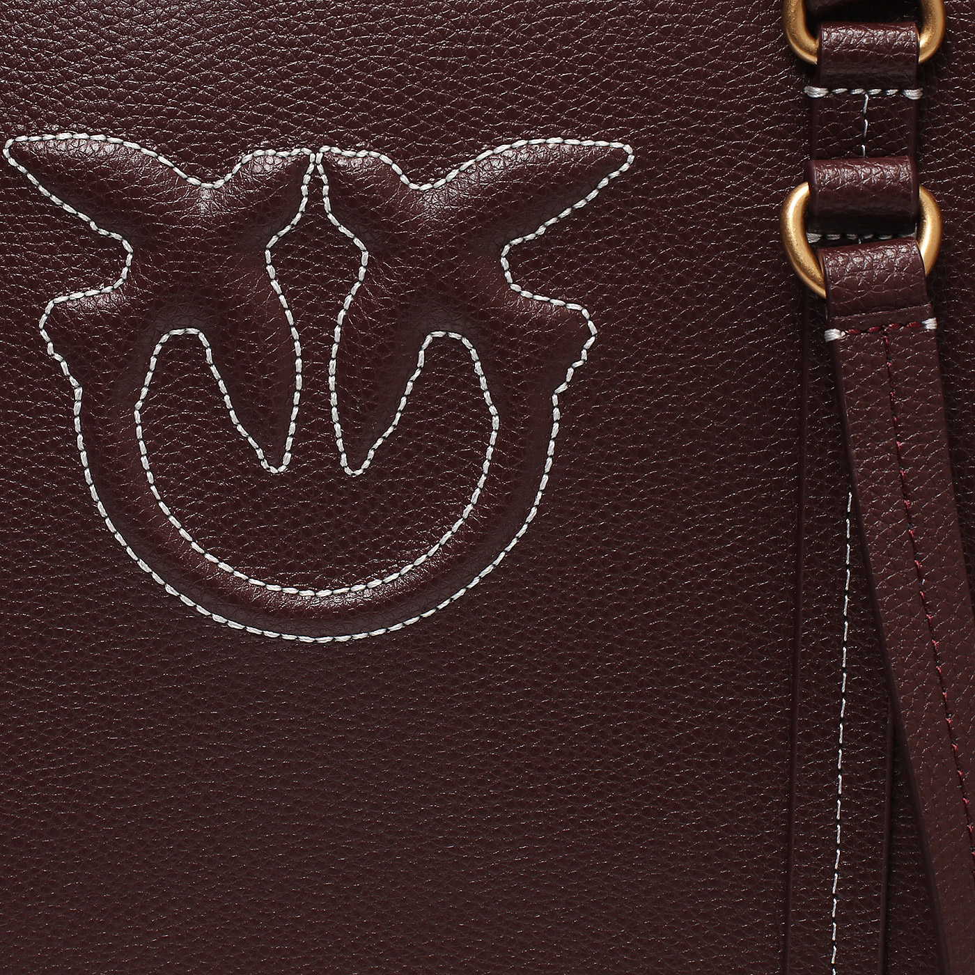 Кожаная сумка Pinko Miranda