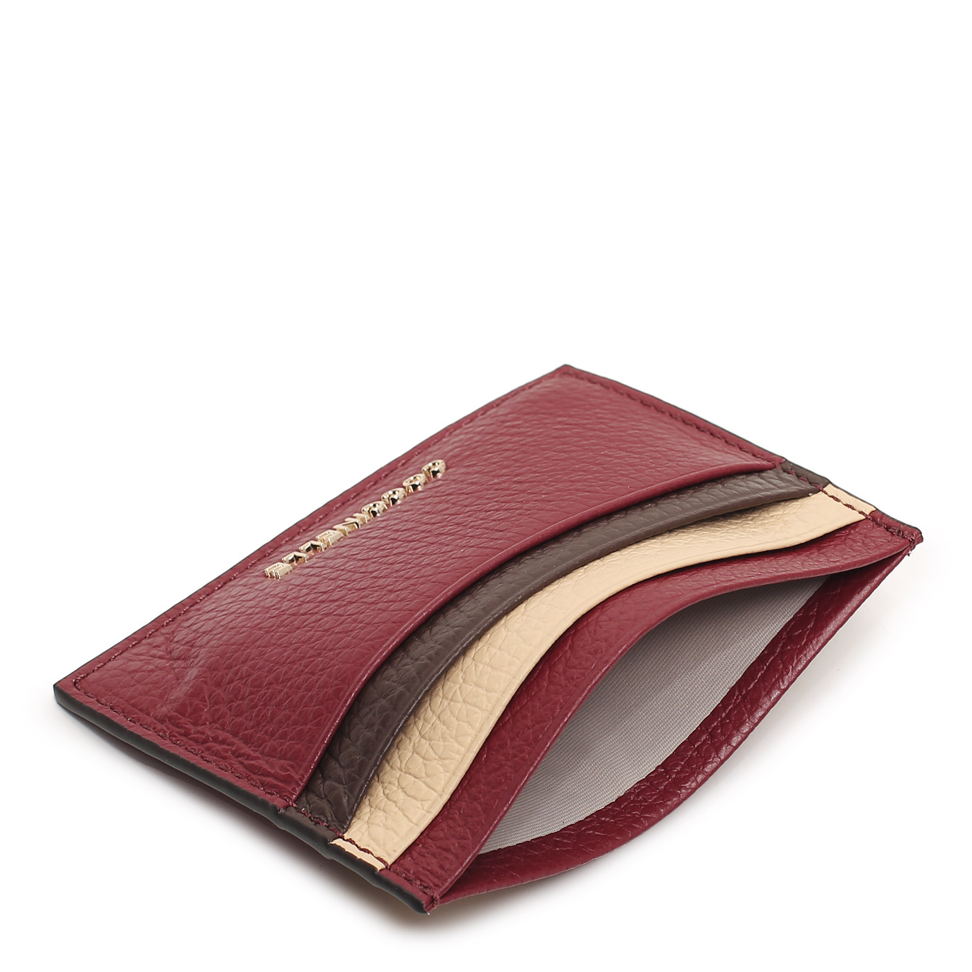 Кожаная визитница Coccinelle Metallic Tricolor