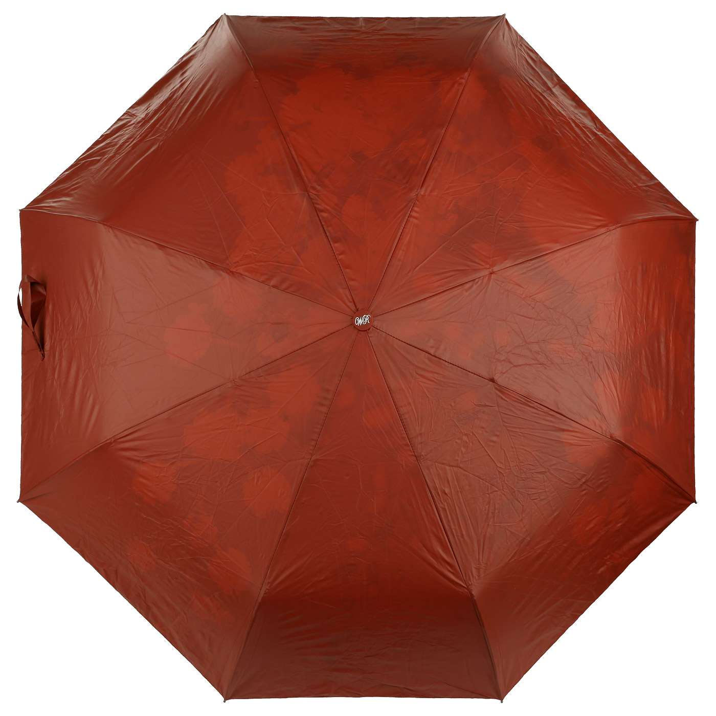 Бордовый зонт с принтом Raindrops 