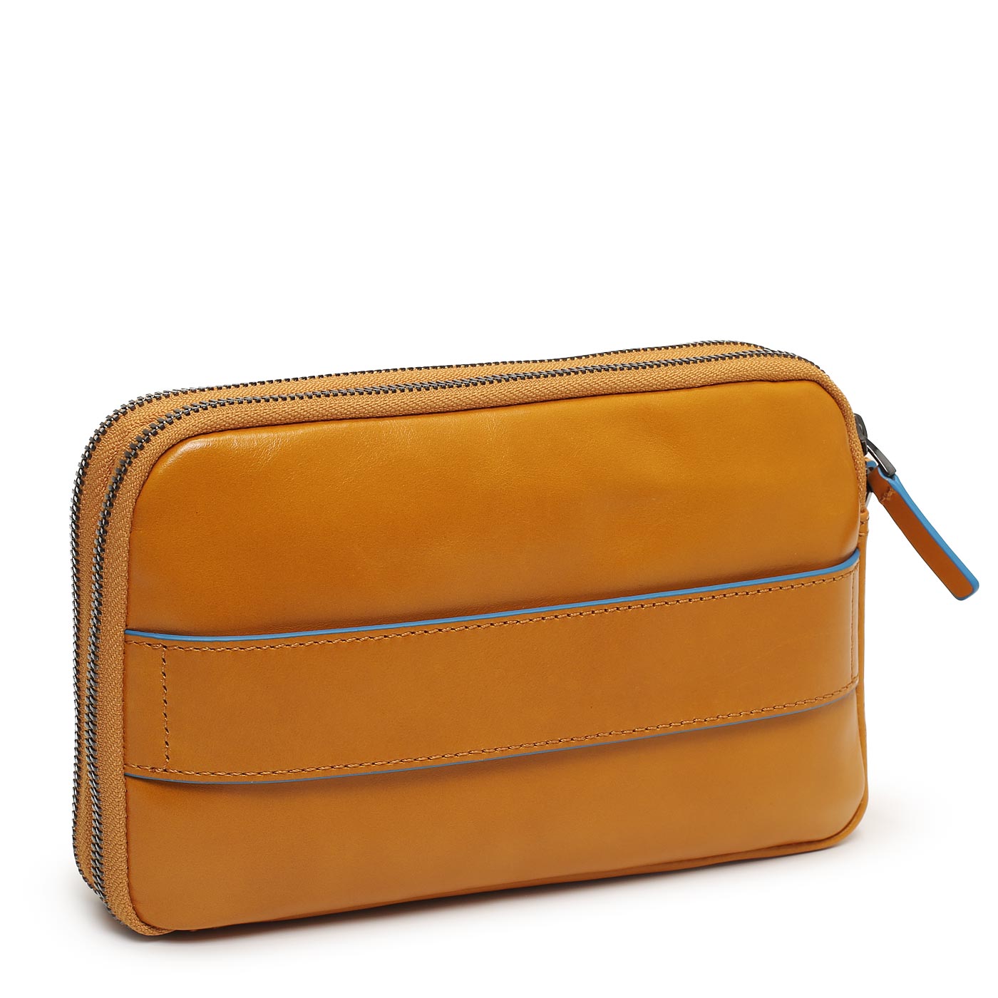 Кожаная визитка Piquadro Blue square