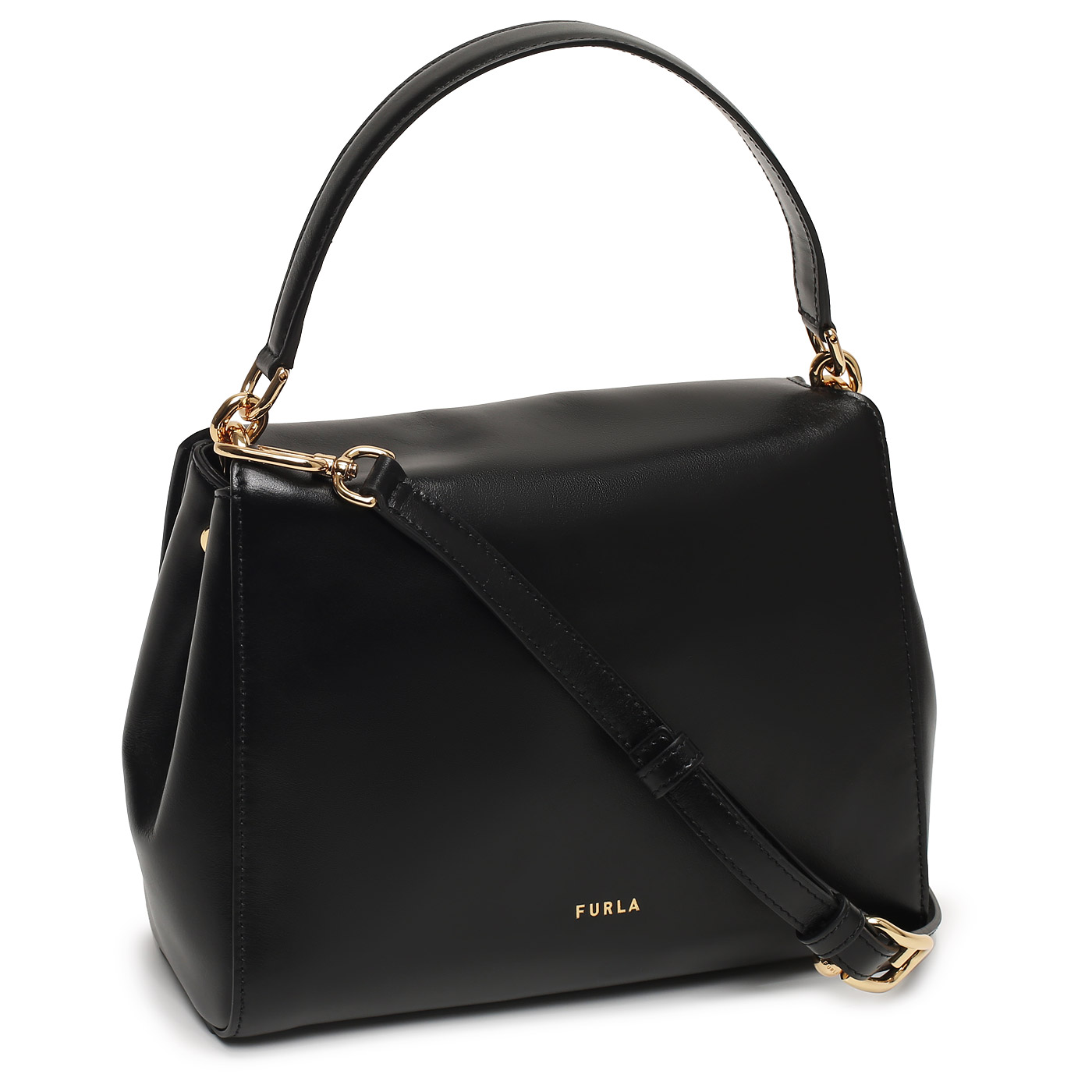 Кожаная сумка Furla Domus