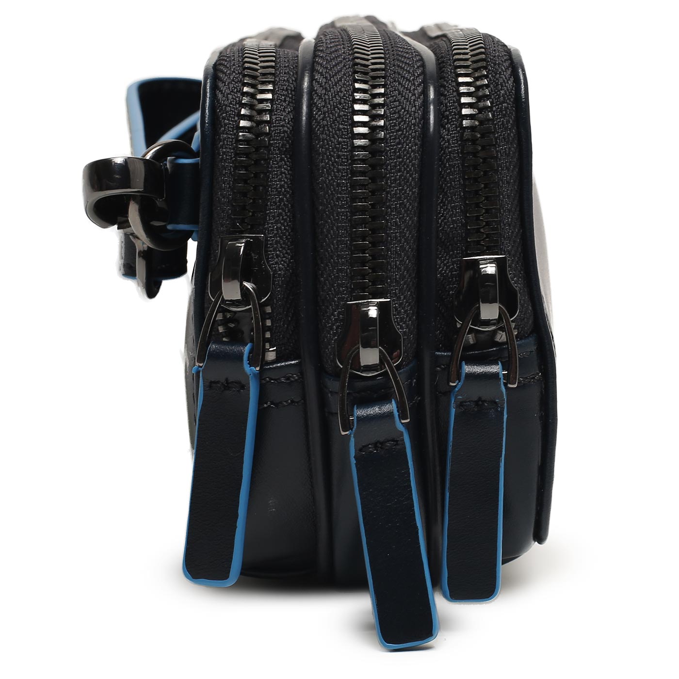 Кожаная визитка Piquadro Blue square