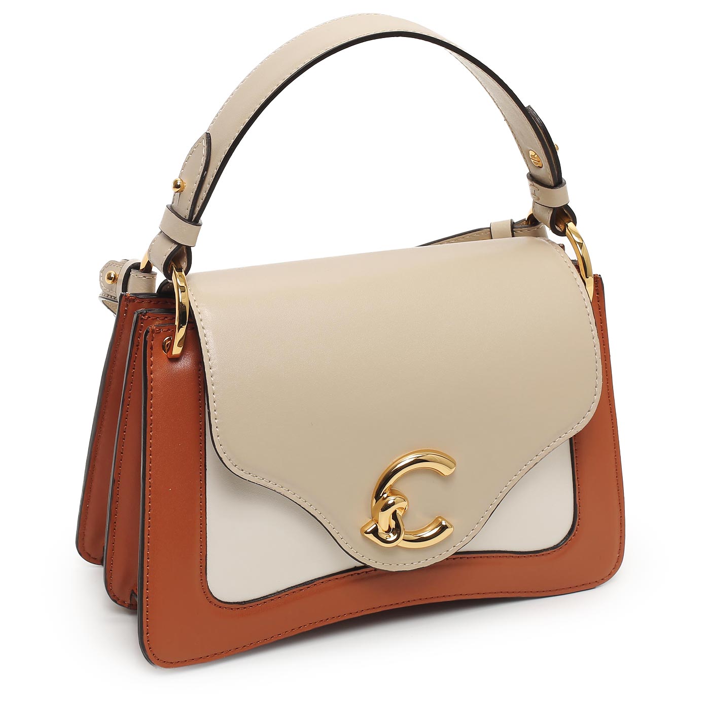 Кожаная сумка Coccinelle Coccinelle C-Me Calf Tric