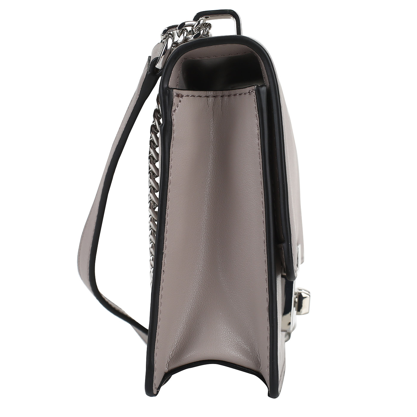 Кожаная сумочка с ремешком на цепочке DKNY Ann