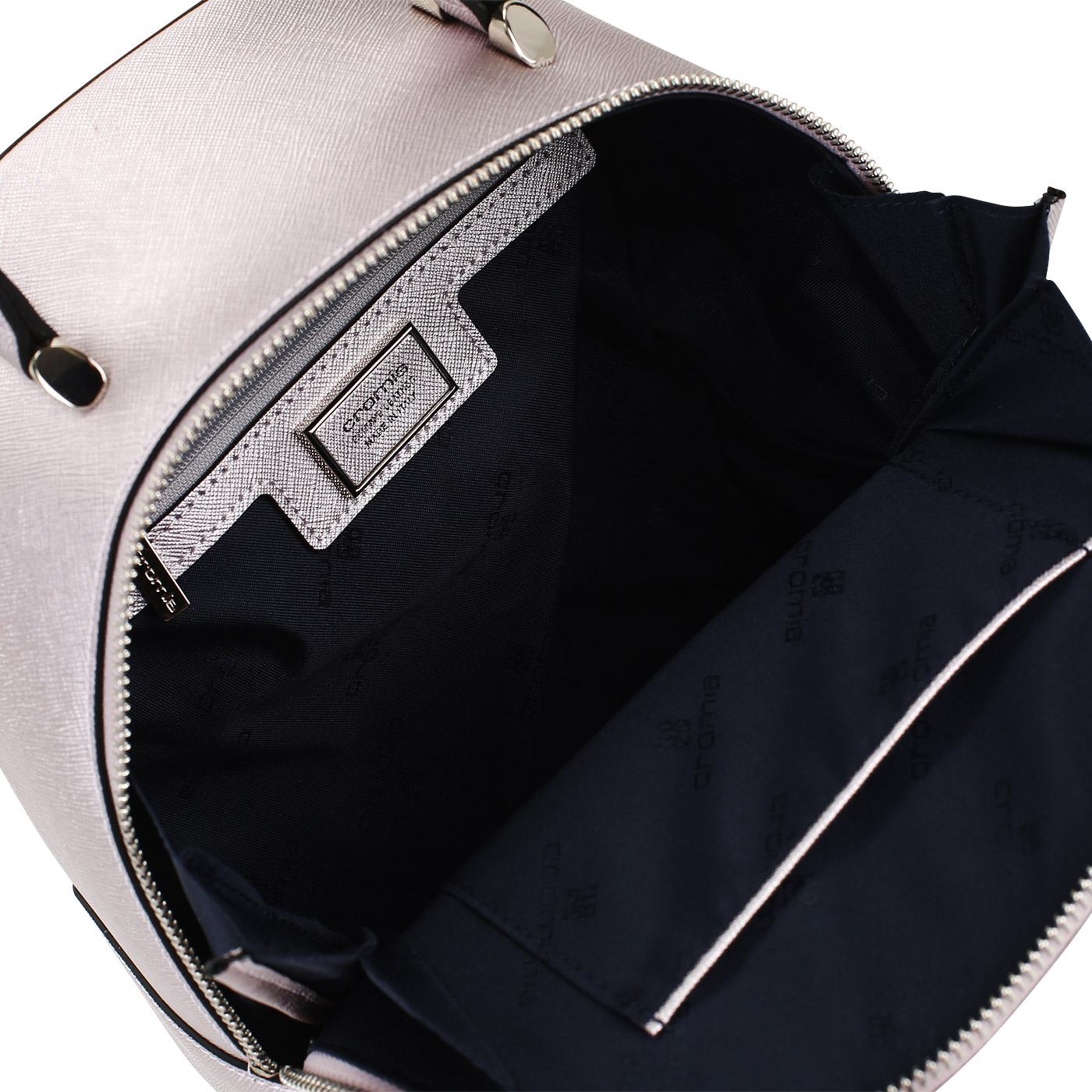 Сафьяновый рюкзак на молнии Cromia Perla