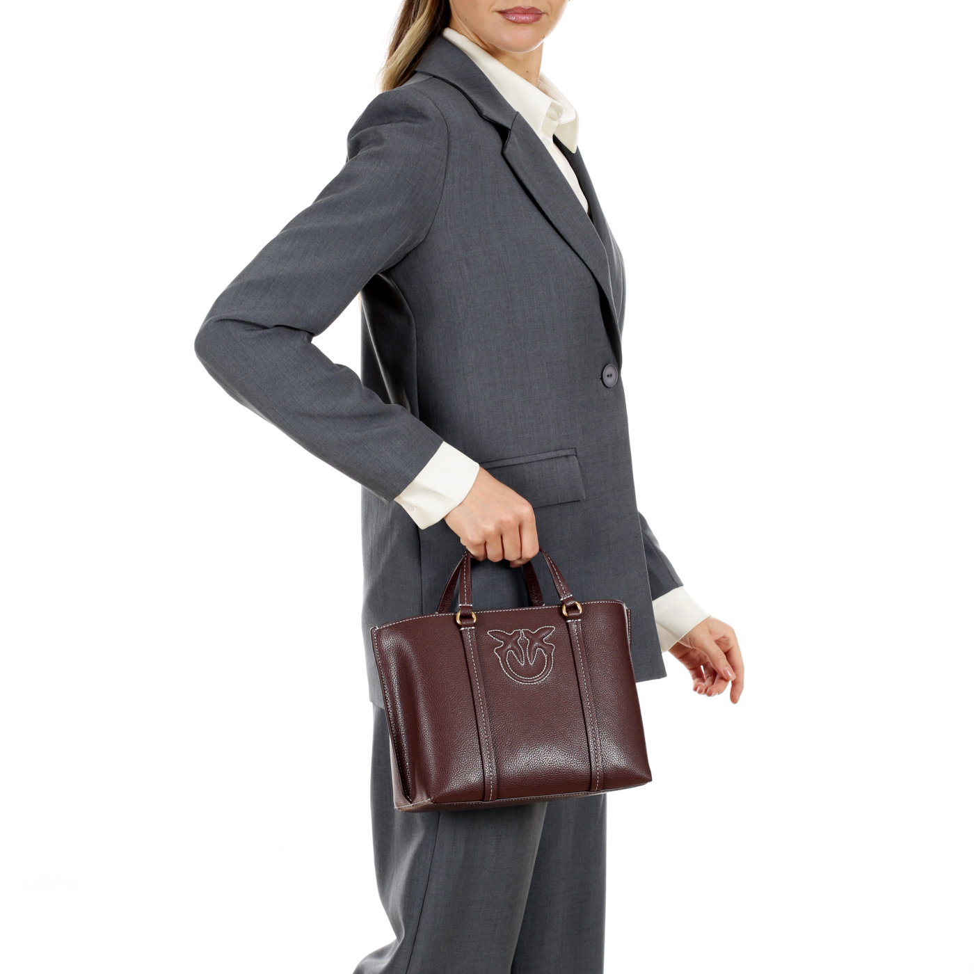 Кожаная сумка Pinko Miranda