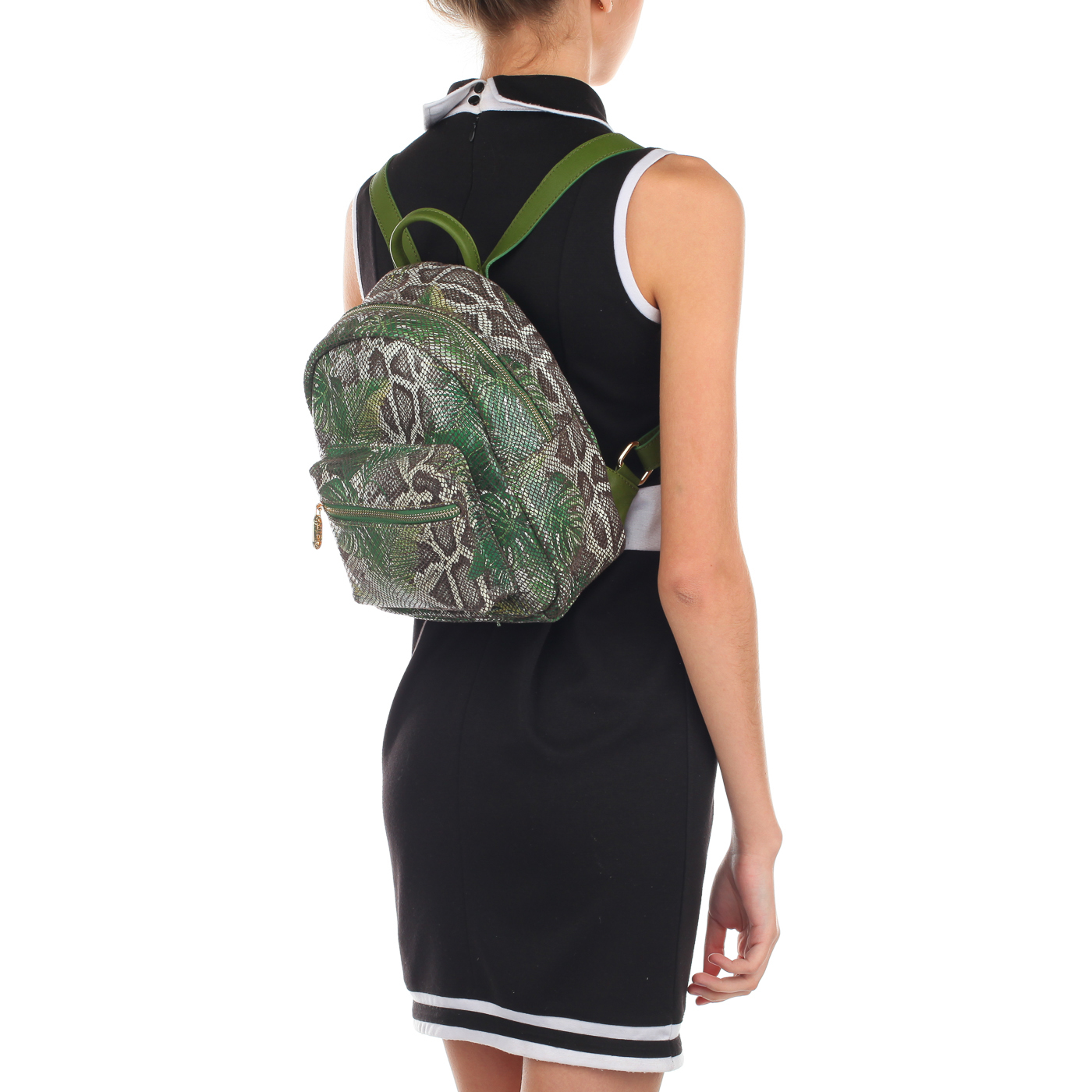 Женский рюкзак с отделкой под кожу питона Sara Burglar Ariel tropic