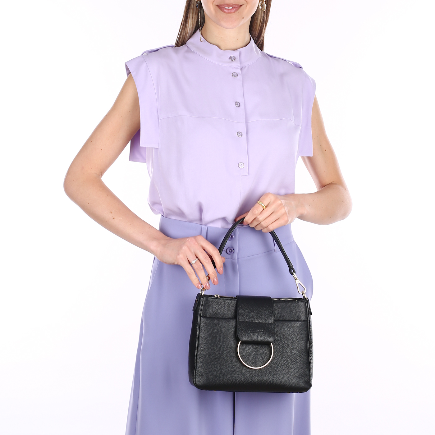 Кожаная сумка Aurelli Soft