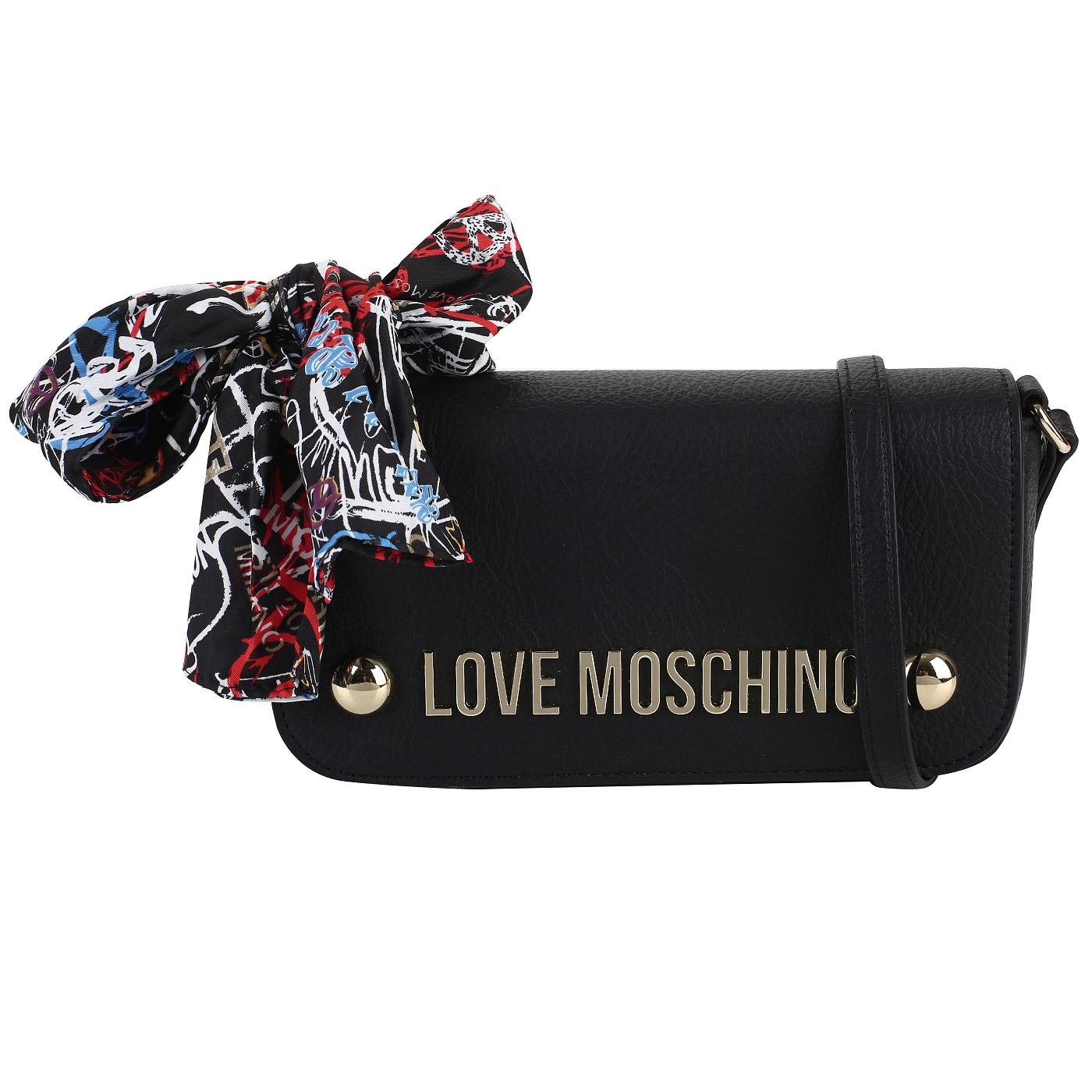 Love Moschino Черная сумочка через плечо