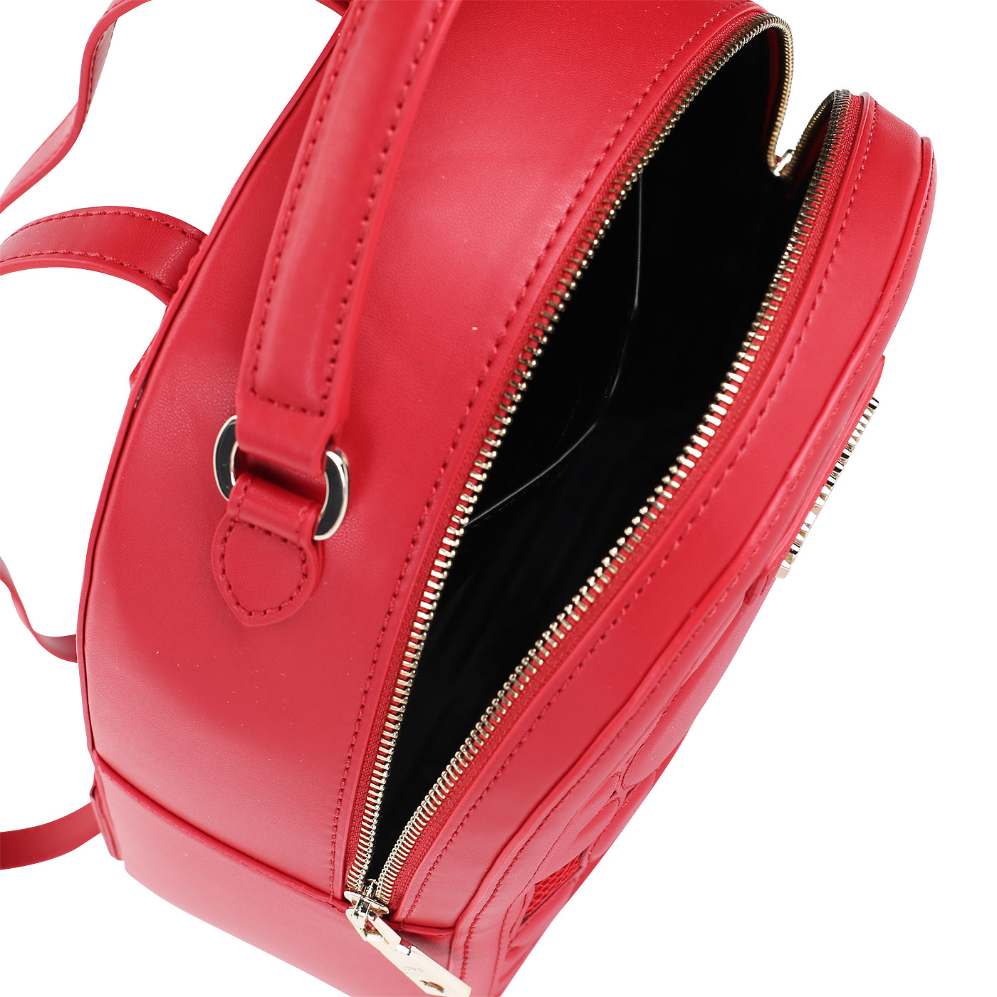 Красный женский рюкзак Love Moschino Love Intarsia
