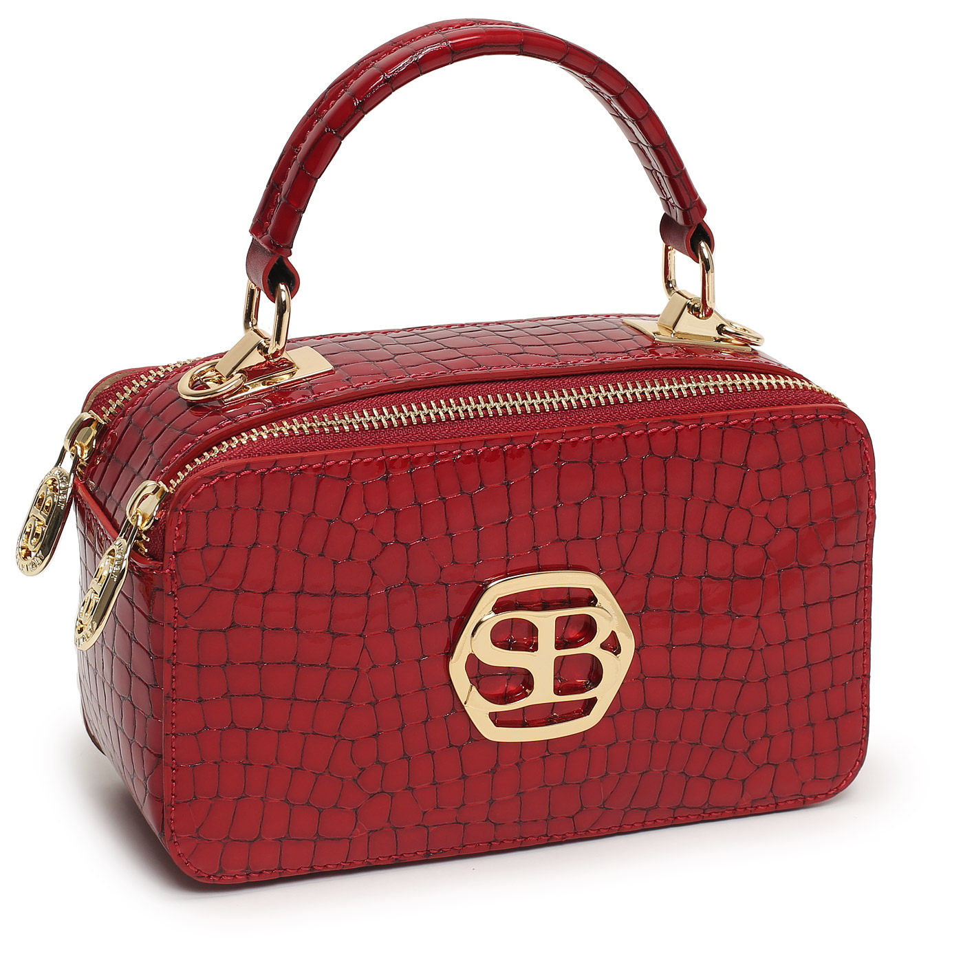 Лакированная сумка Sara Burglar Anna Cocco Lux