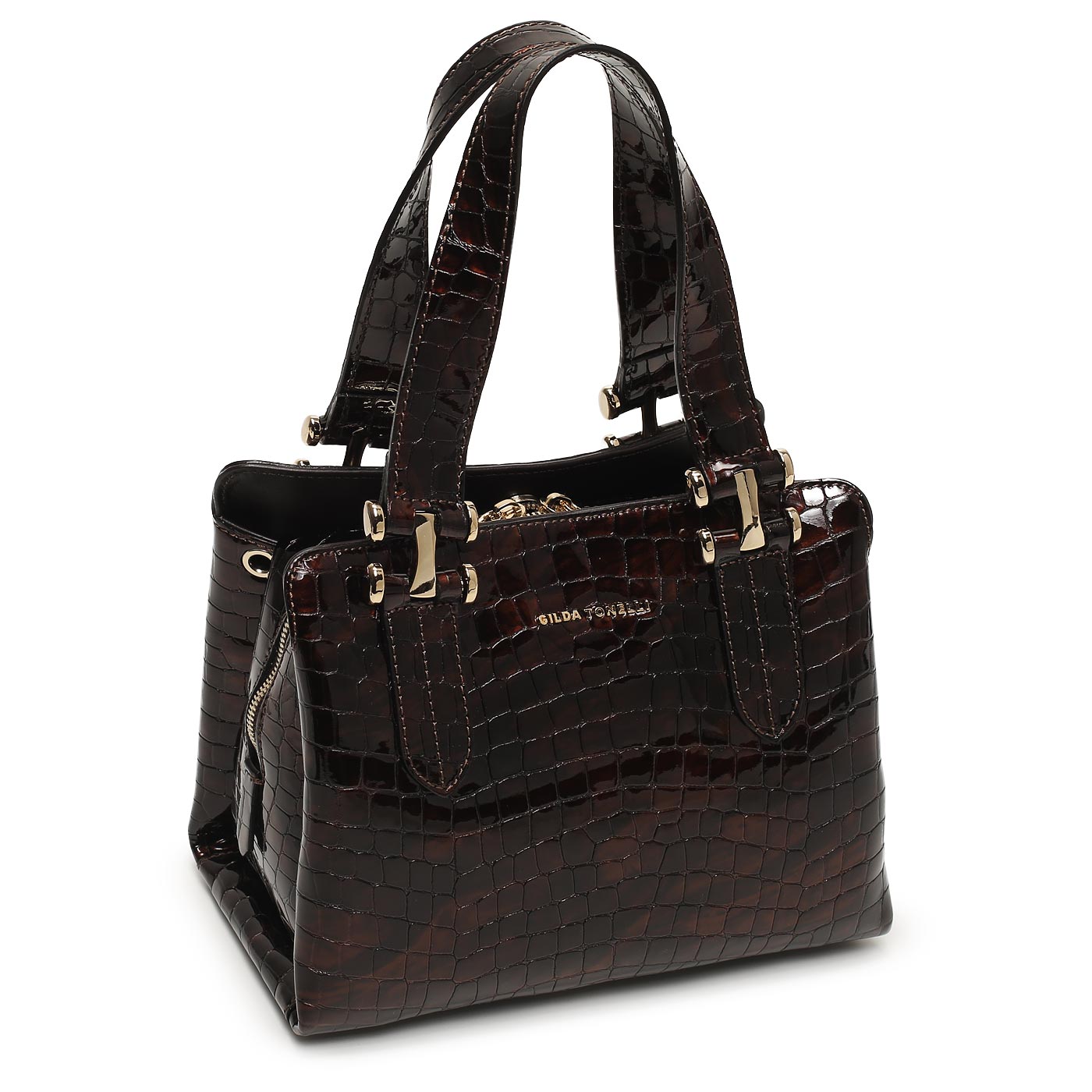 Лакированная сумка Gilda Tonelli Cocco