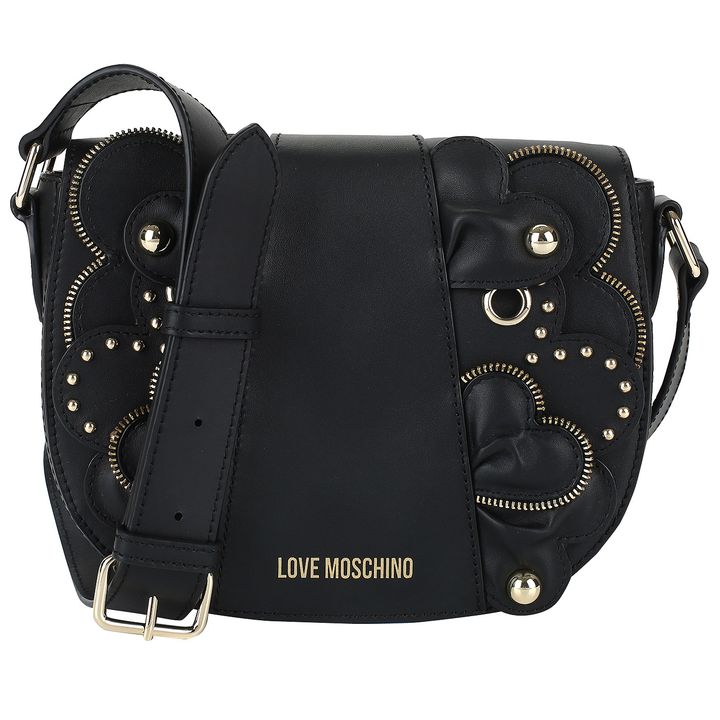 Love Moschino Черная женская сумочка через плечо