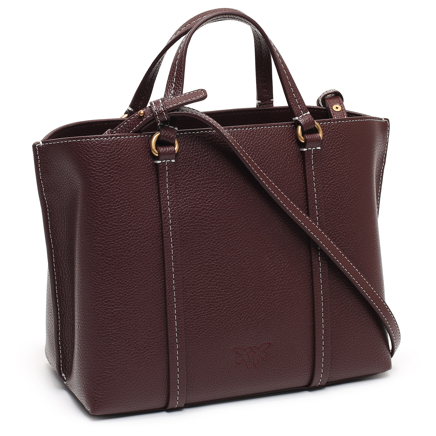 Кожаная сумка Pinko Miranda