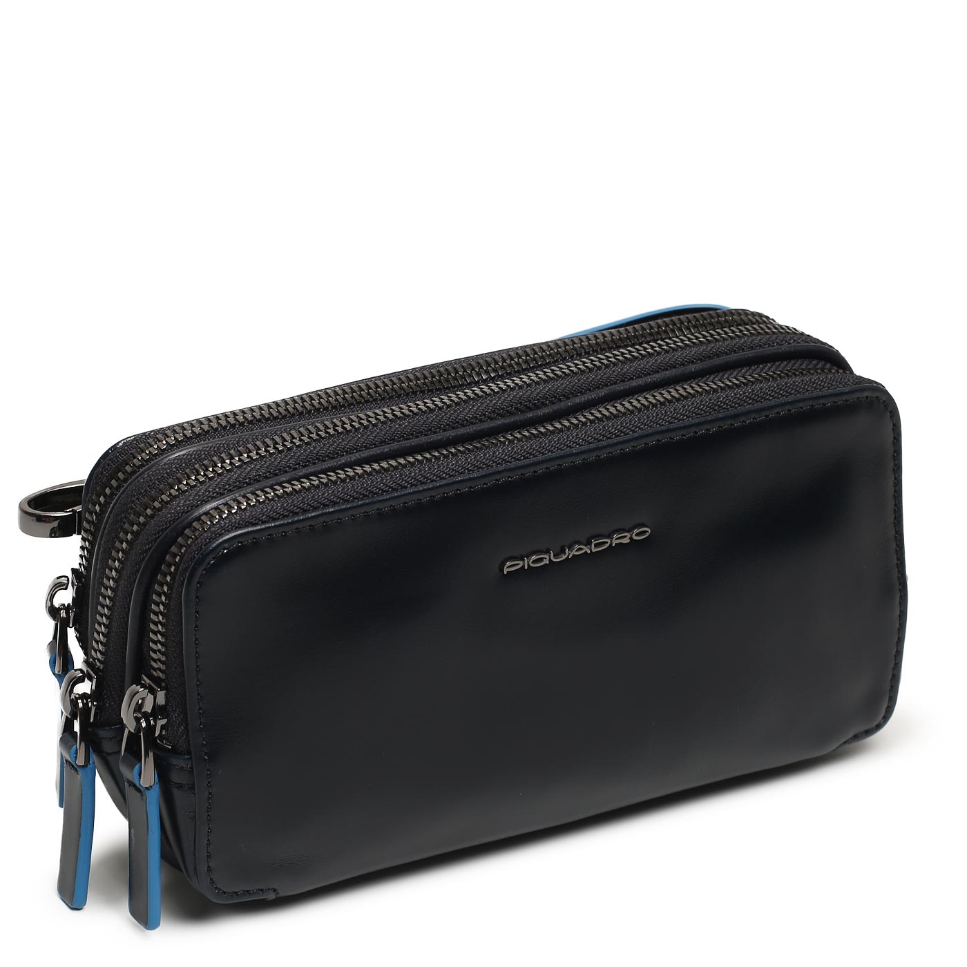 Кожаная визитка Piquadro Blue square