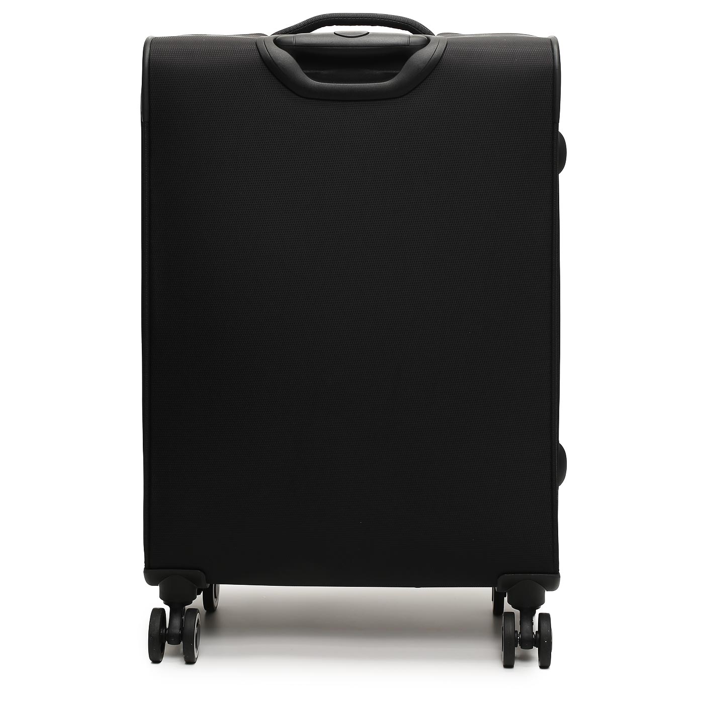 Чемодан средний M тканевый Torber Nero