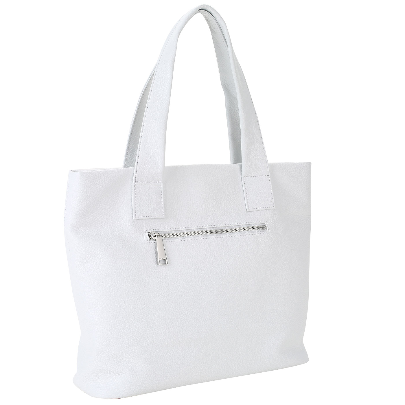 Женская сумка из белой кожи Chatte 