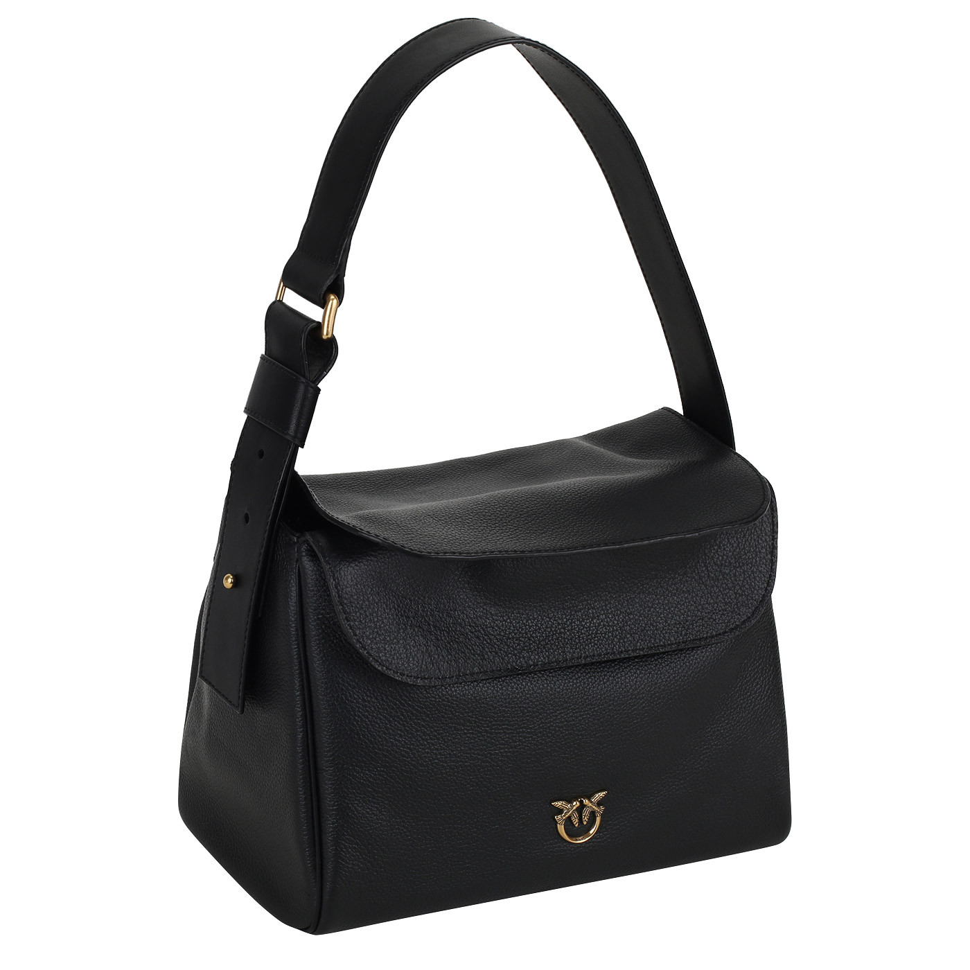 Кожаная сумка Pinko Leaf