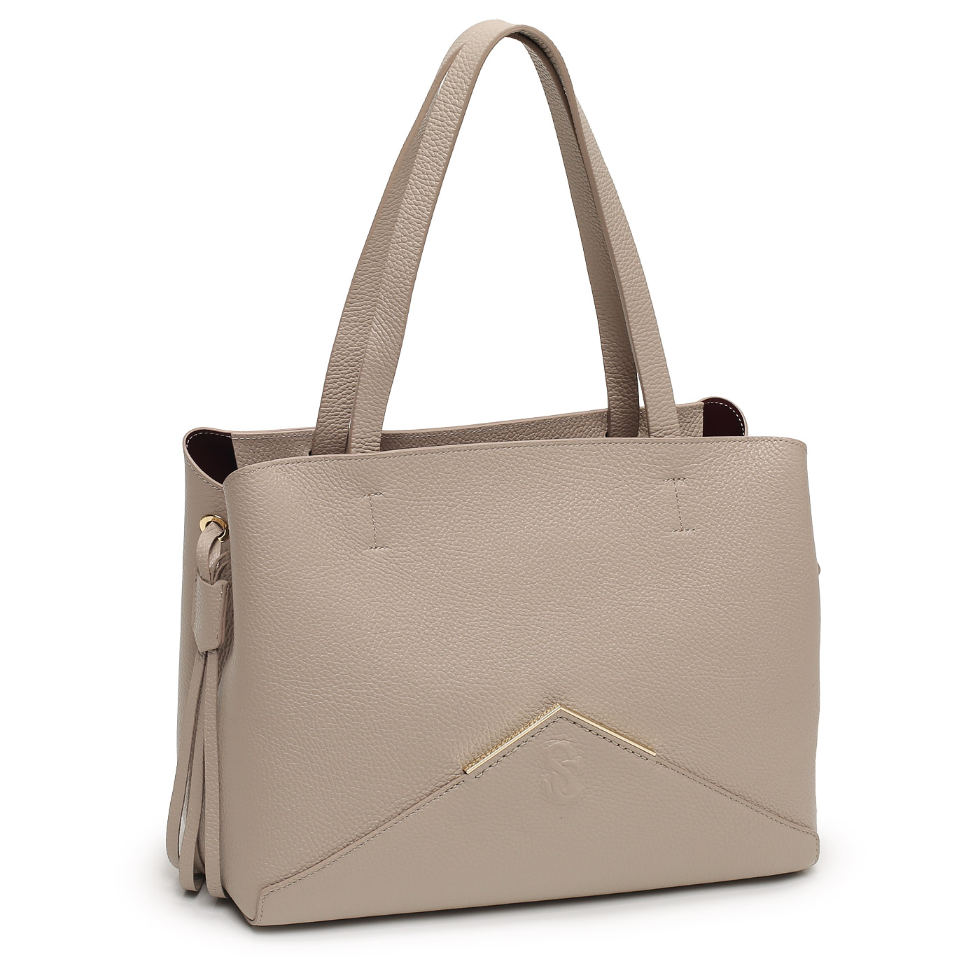 Кожаная сумка Carlo Salvatelli Violetta gemma