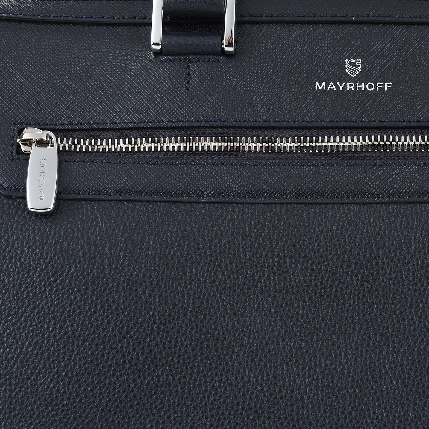 Мужская деловая сумка из комбинированной кожи Mayrhoff Berlin