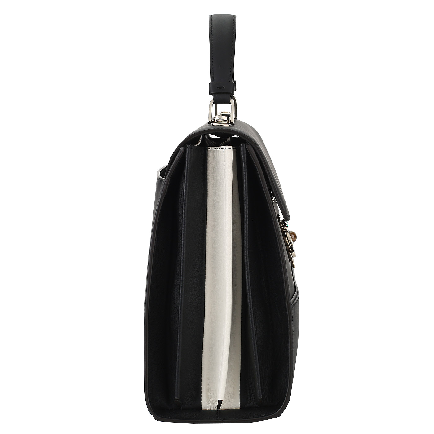 Черная сумка с декором Furla Mughetto